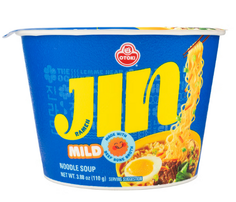 OTTOGI Jin Ramen mild, Cup, BTS Version 110g