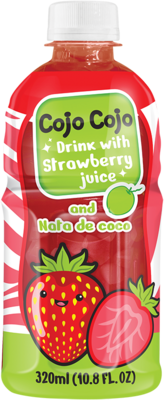 COJO COJO Getränk mit Erdbeersaft und Nata de Coco, Einwegpfand DPG 320ml