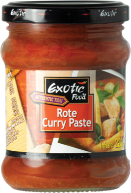 EXOTIC FOOD Currypaste, rot Gang Ped 220 g