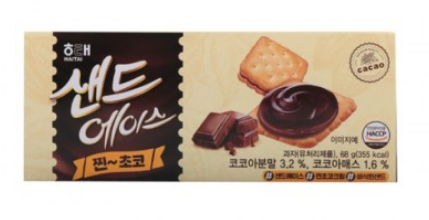 HAITAI Sand Ace Chochlate Cracker 68g