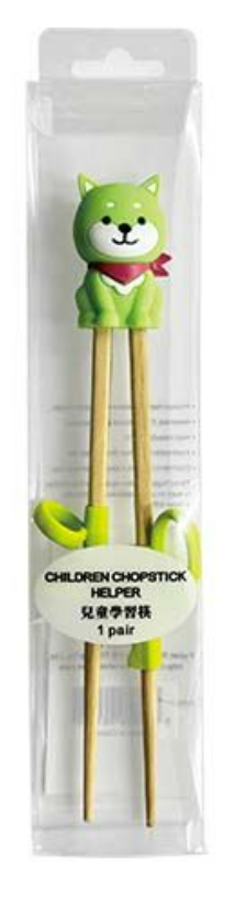 SHINE FARM Chopsticks Children with Silicon Helper_Hund