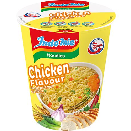 INDOMIE Instant Noodles Chicken Cup 60 G