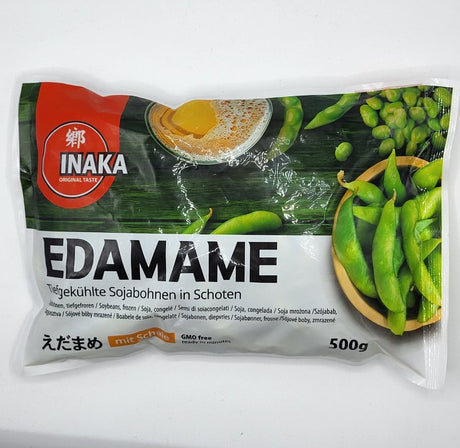INAKA Edamame mit Schale, ungesalzen 500g