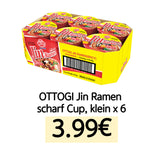 OTTOGI Jin Ramen scharf Cup, klein
