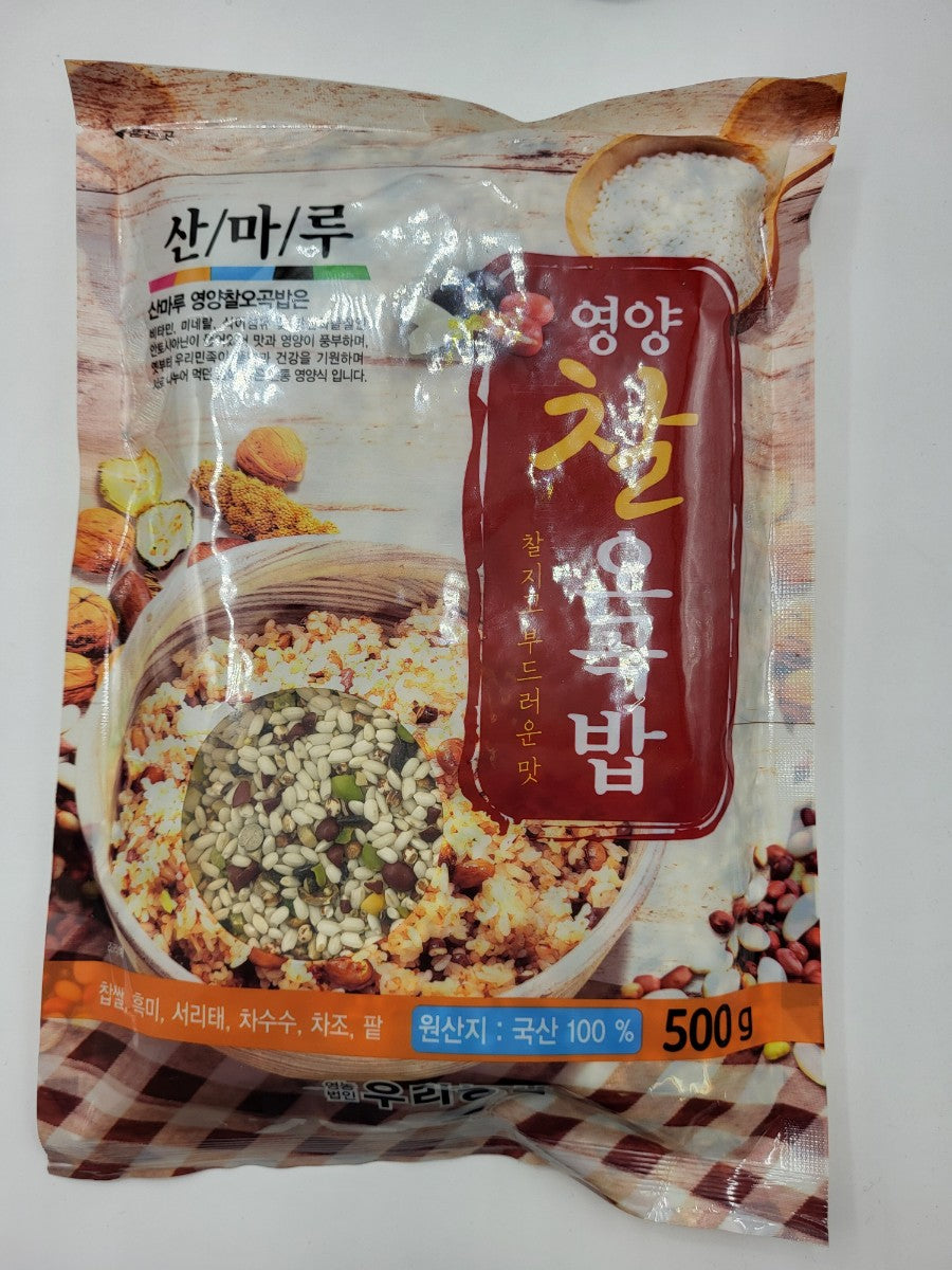 Woori Nongsan 5-Korn Klebriger Reis 500g