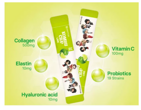 DAMTUH BT21 BTS Kombucha Lime 50g (10x5g)