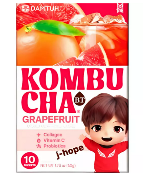 DAMTUH BT21 BTS Kombucha Grapefruit 50g (10x5g)