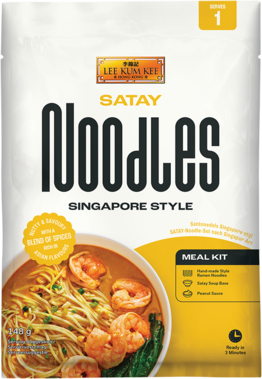 LEE KUM KEE Satay Nudeln Singapore Style, Meal Kit 148 g