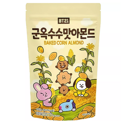LINE BT21 Gebackene Mais-Mandeln 180 g