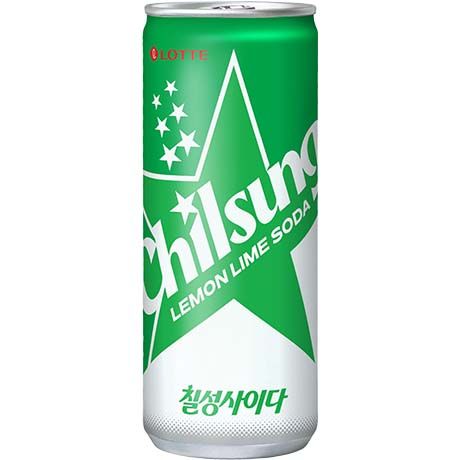 LOTTE Soda Getränk Zitrone & Limette Chilsung 250ml