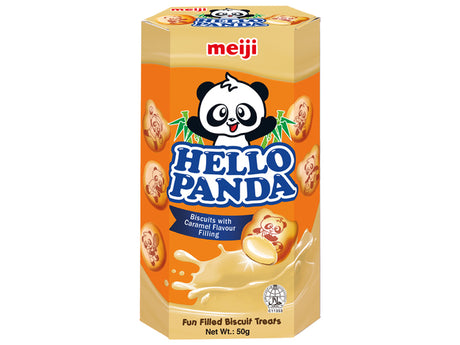 Meiji Hello Panda Kekse Karamelfüllung 50 G