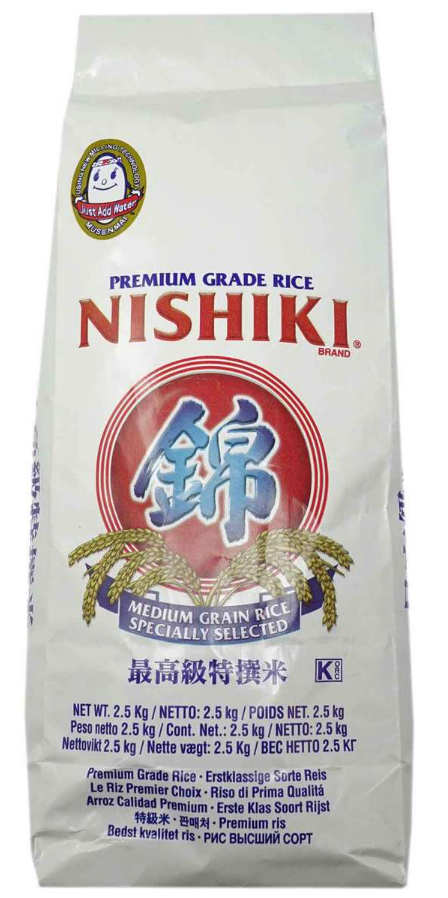 NISHIKI Reis Musenmai (Medium grain) 2.5kg