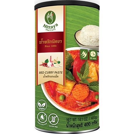NITTAYA Currypaste Rot Vegan 400 G
