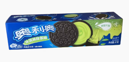OREO Sandwich Biscuit Ice Cream Matcha Flavor 97g