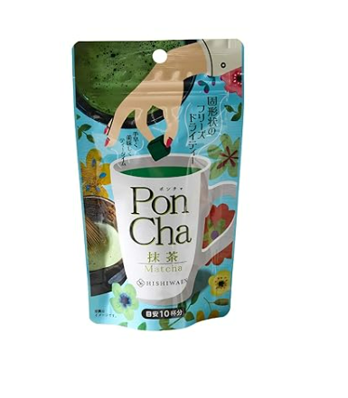 PONCHA Matcha Würfel –Japanische Instant Matcha Pulver Würfel 10g