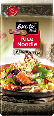 EXOTIC FOOD Reisnudeln, für Suppe +Salat Mihoen, 3 mm 250g