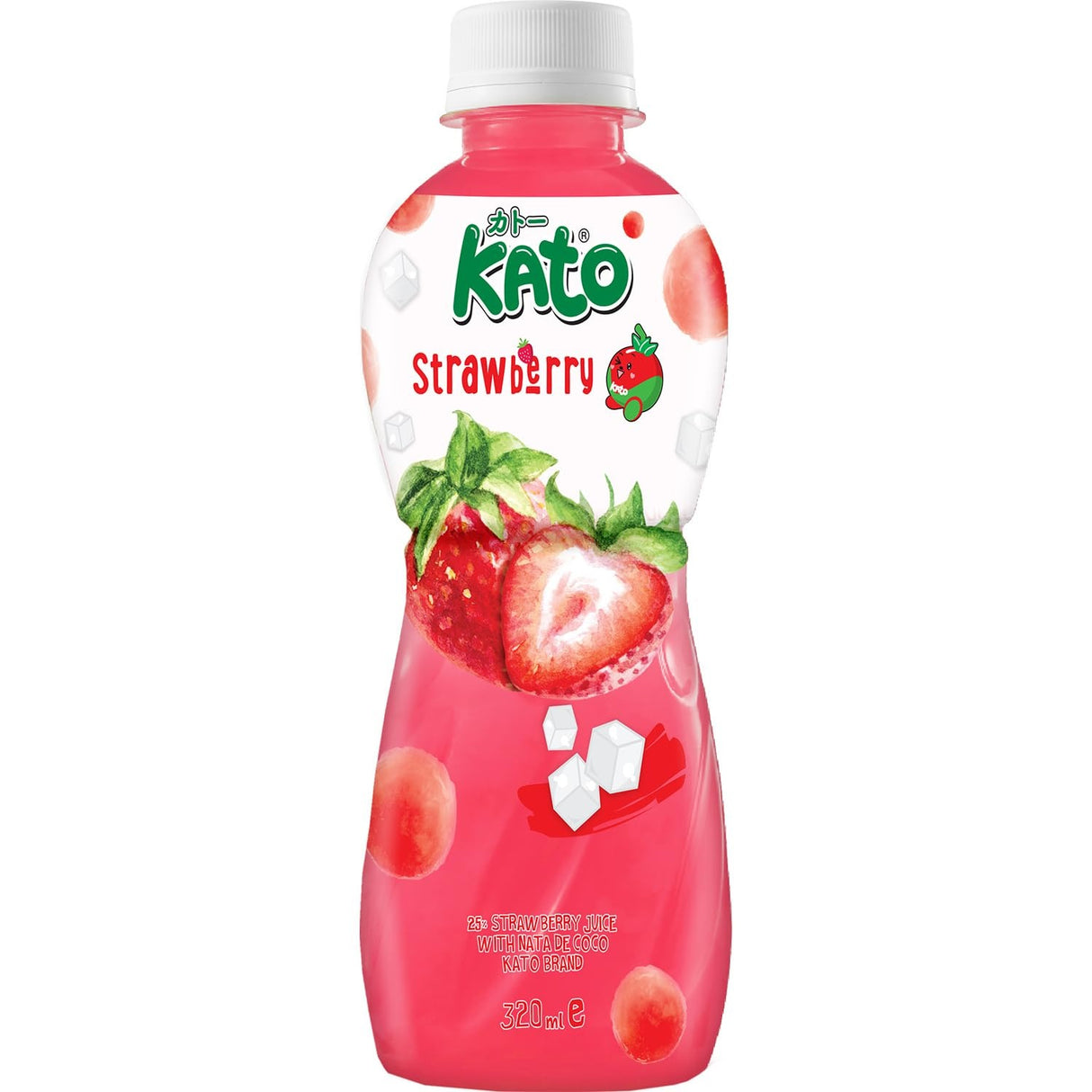 KATO Erdbeeresaft mit Nata De Coco 320ml