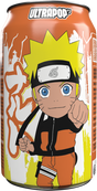 ULTRAPOP Erfrischungsgetränk,Naruto, Orange, Sparkling Soda, Naruto, Einwegpfand DPG 330 ml