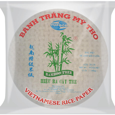 BAMBOO TREE Reispapier Sommerrolle Rund 28 cm 340g