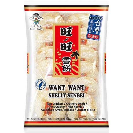 WANT WANT Reiskräcker Shelly Senbei 150g