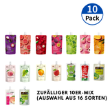 KOCKET Konjac Jelly Probier-Set | 10er-Mix (Zufällig aus 16 Sorten) | Low Calorie & Zero Sugar Trink-Gelee | K-Food Diet Snack