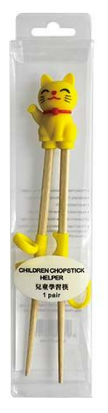 SHINE FARM Chopsticks Children with Silicon Helper_Katze