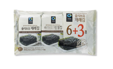Chung Jung One O'Food Organic Gerösteter Seetang, geschnitten (4.5x9ea)