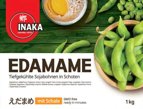 INAKA Edamame MIT Schale ohne Salz 1kg