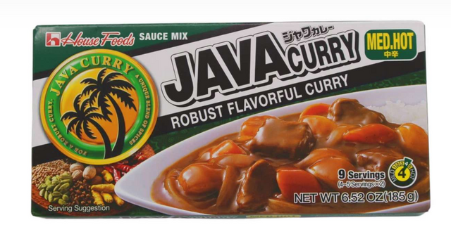 HOUSE JAVA CURRY MEDIUM 185G