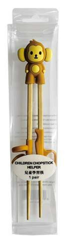 SHINE FARM Chopsticks Children with Silicon Helper_Affe