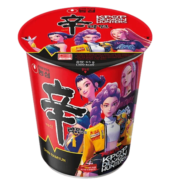 Instant-Cup-Nudeln, scharf Limited Edition: K-POP DEMON HUNTERS 68g