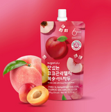 SUGARLOLO Leckeres Konjac Jelly Pfirsich&Pflaumen mit Cocofrüchterfleisc 150g